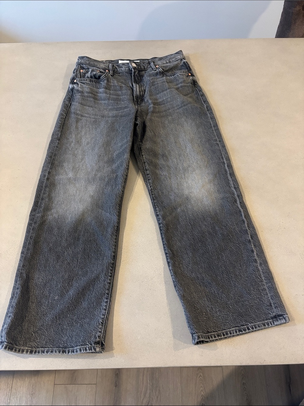 MOTHER The Maven Ankle Mid-Rise Wide-Leg Jeans - Picture 4 of 11